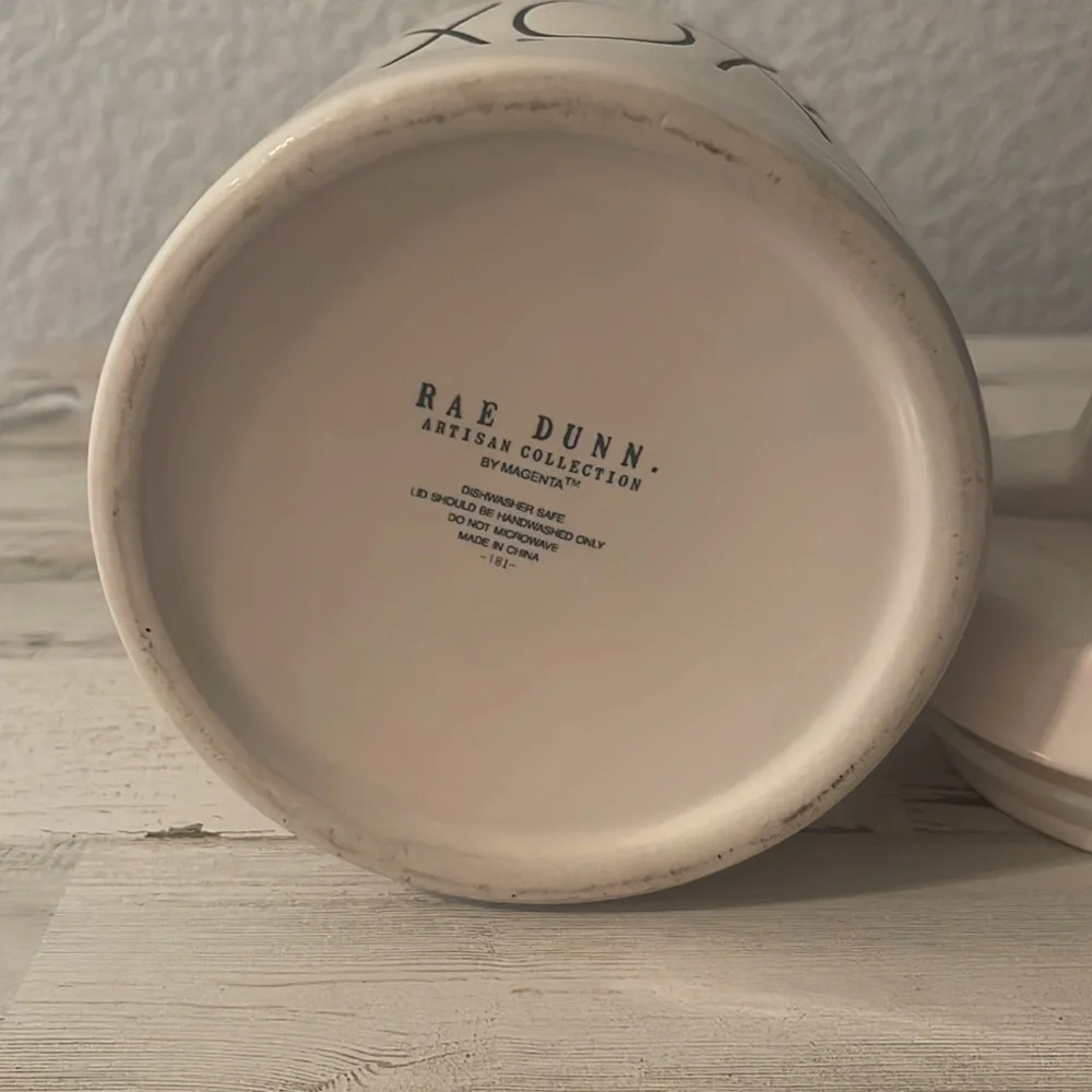 Rae Dunn XOXO Canister.